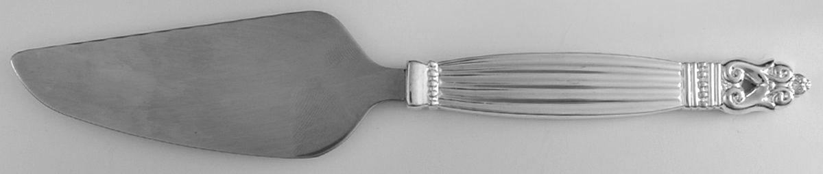 WAS178 (Silverplate) Cheese Knife with Stainless Blade by Wallace Silver-1