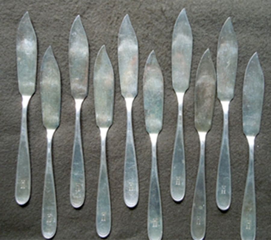 WMF138 (Silverplate) Individual Solid Fish Knife by WMF Flatware-1