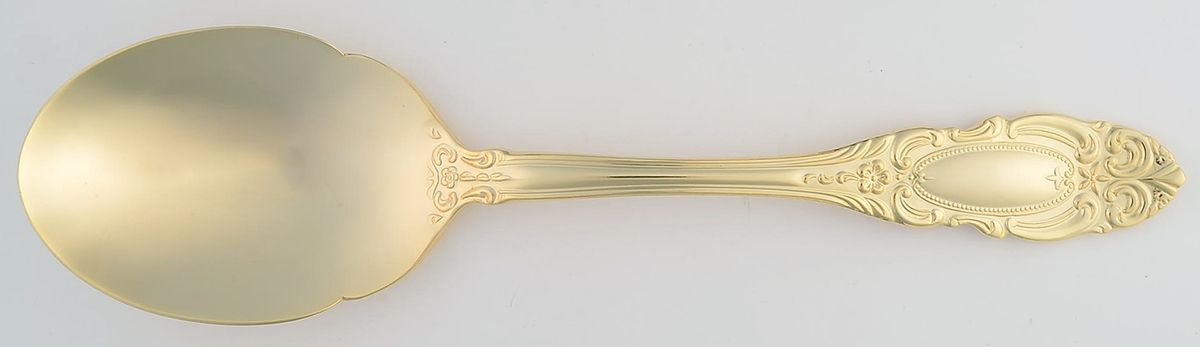 Grand Duchess (Gold Electroplate) Tablespoon (Serving Spoon) by Wallace Silver-1