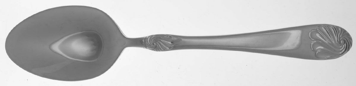 Swirl Shell (Stainless) Tablespoon (Serving Spoon) by Wallace Silver-1