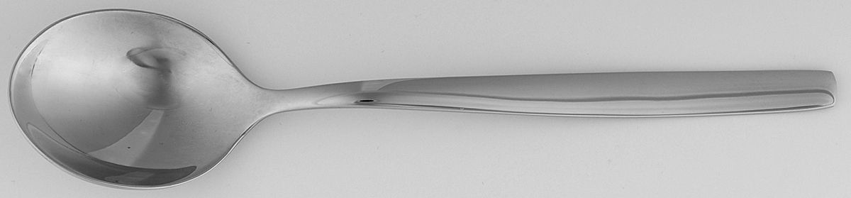 L'Esprit (Stainless, Hotel) Round Bowl Soup Spoon (Gumbo) by WMF Flatware-1