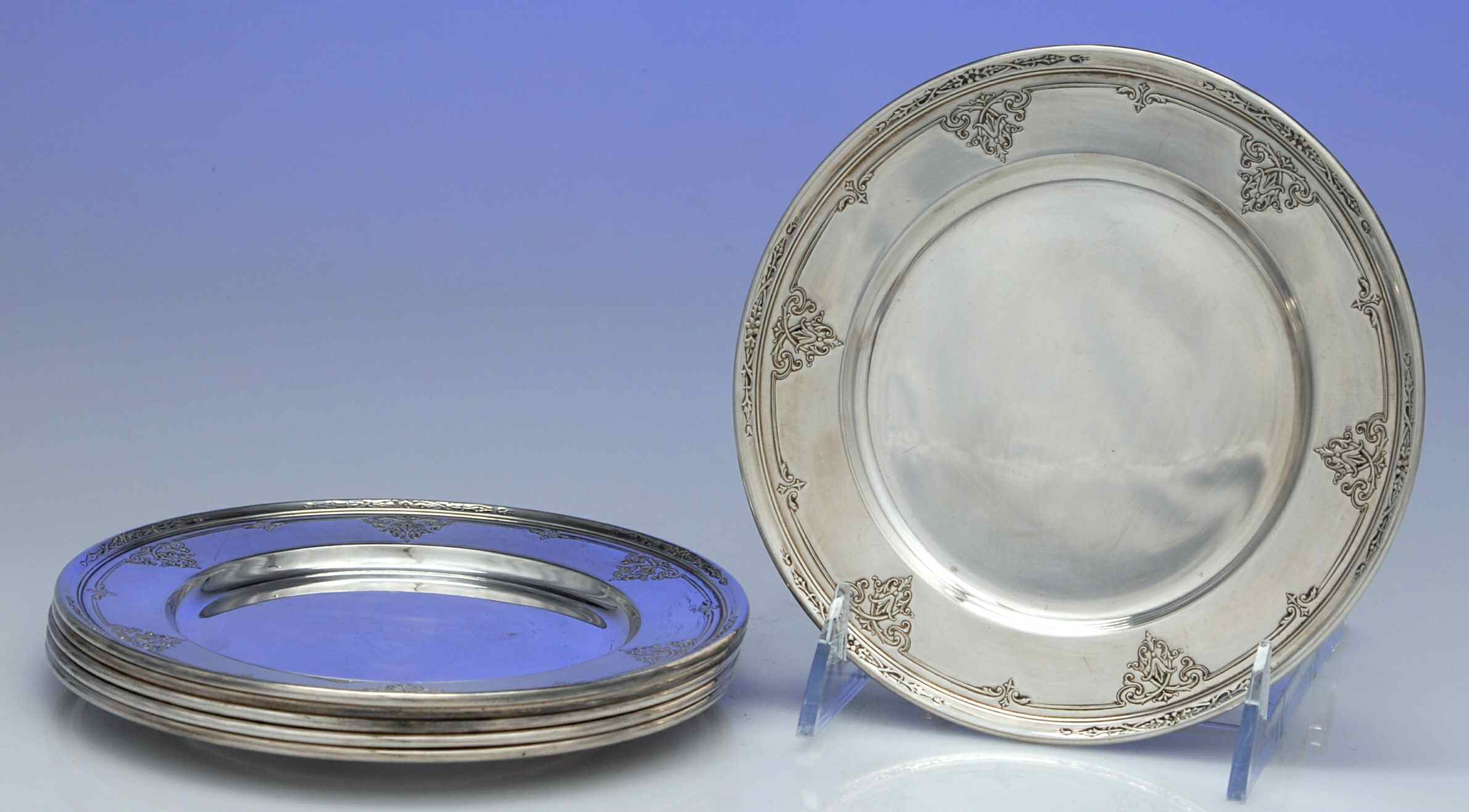 2899-92 (Sterling, Hollowware) Bread & Butter Plate - Set of 6 by Wallace Silver-1