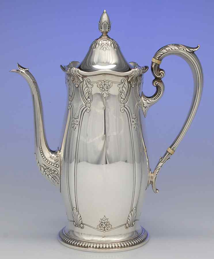 Stradivari (Sterling, Hollowware) Coffee Pot by Wallace Silver-1