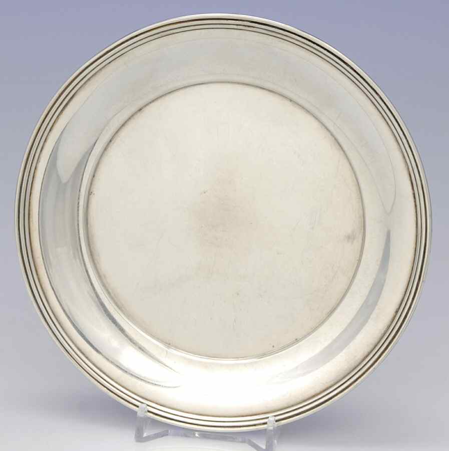 P608 (Sterling, Hollowware) Bread Plate by Watrous-1