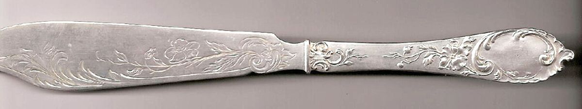WIS18 (Sterling) Individual Solid Fish Knife by Wilkens-1