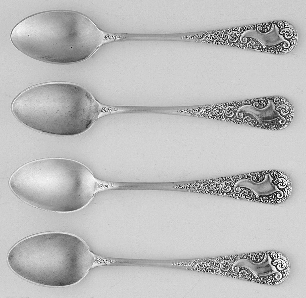 WHS39 (Sterling) Demitasse Spoon - Set of 4 by Wood & Hughes-1
