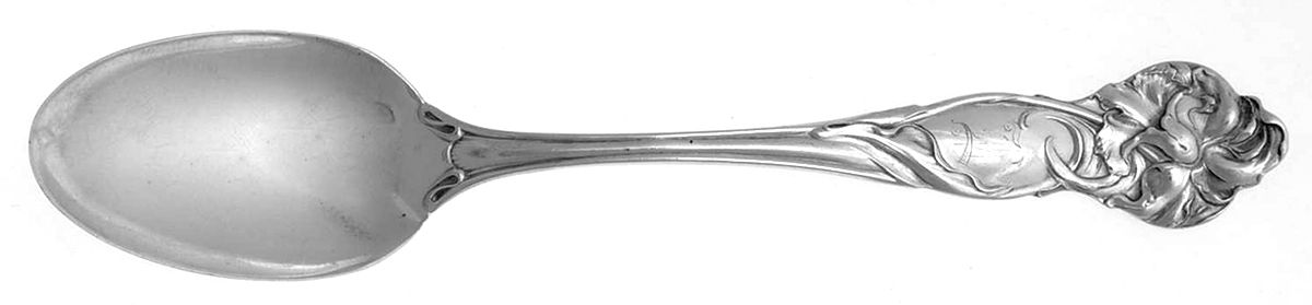 Floral Series #1 (Sterling) Five O'Clock Spoon - Set of 6 Motifs by Wallace Silver-1