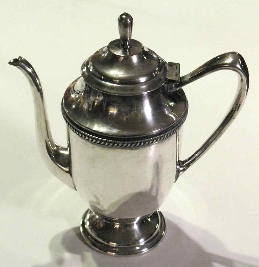 3886 (Silverplate, Hollowware) Silverplate Coffee Pot by Warwick-1