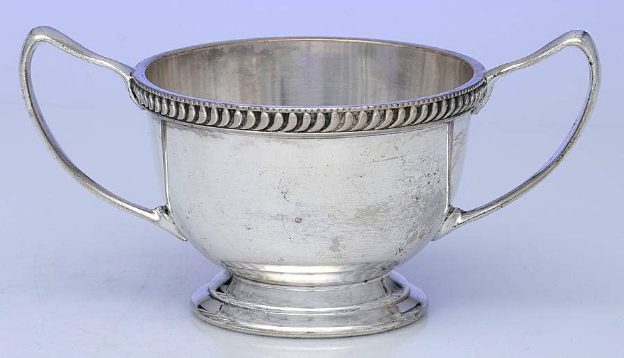 3886 (Silverplate, Hollowware) Mini Open Sugar Bowl by Warwick-1
