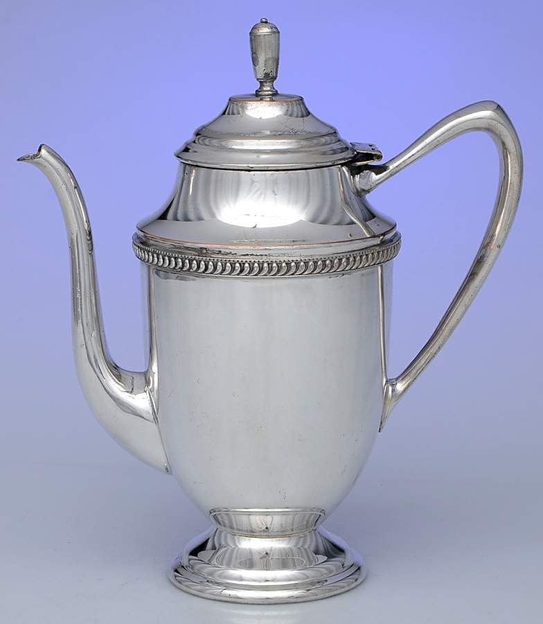 3886 (Silverplate, Hollowware) Mini Coffee Pot by Warwick-1