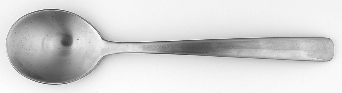 WBZ1 (Stainless) Round Bowl Soup Spoon (Gumbo) by Wheel & Barrow-1