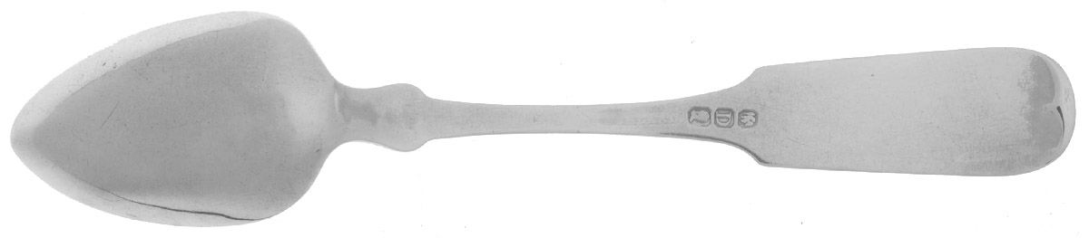 Coin Silver Flatware Teaspoon by William W Willard-2