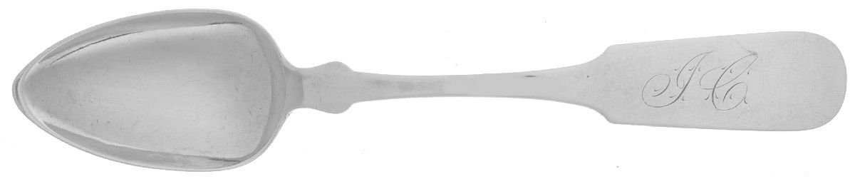 Coin Silver Flatware Teaspoon by William W Willard-1