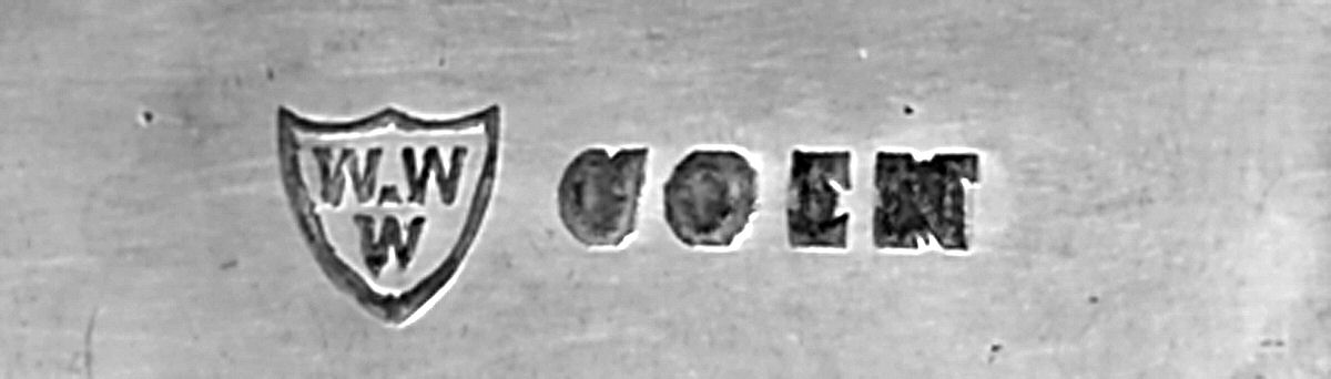 Coin Silver Flatware Tablespoon (Serving Spoon) by William W Willard-3