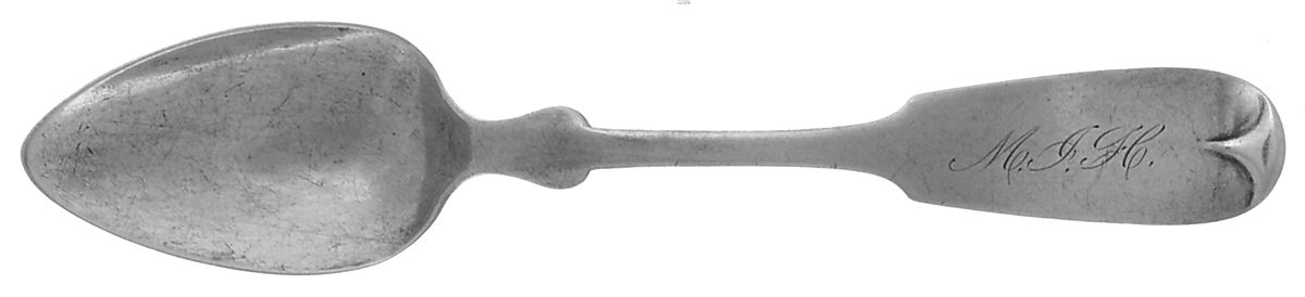 Coin Silver Flatware Teaspoon by William W Willard-1