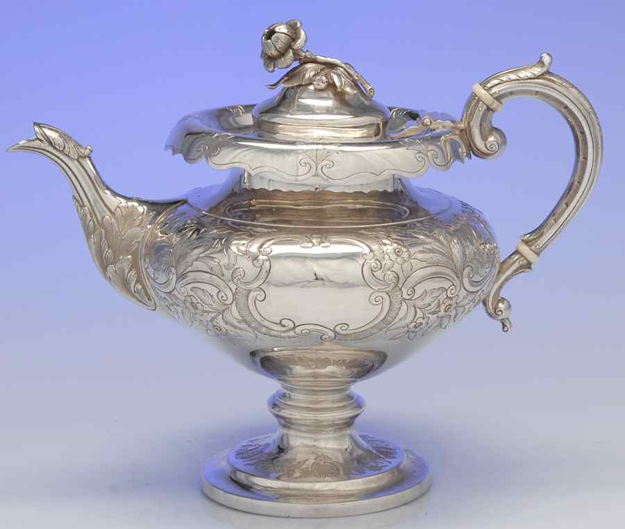W2A1 (Coin, Hollowware) Teapot by William Adams (Coin)-1
