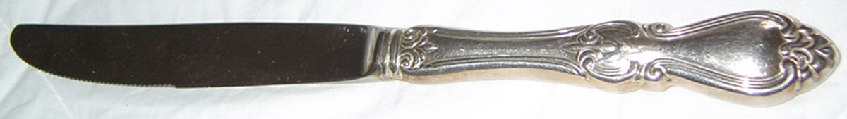 WAS182 (Silverplate) Modern Hollow Knife by Wallace Silver-1