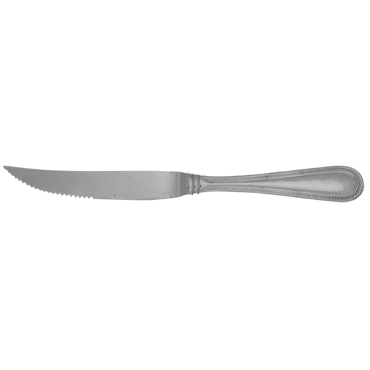 Continental Bead (Stainless) Individual Steak Knife Hollow Handle by Wallace Silver-1