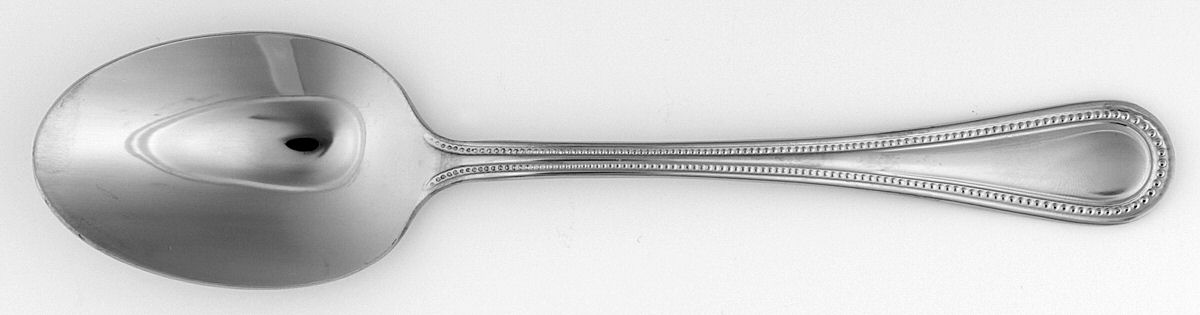 Continental Bead (Stainless) Place/Oval Soup Spoon by Wallace Silver-1