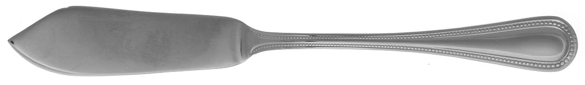 Continental Bead (Stainless) Flat Handle Master Butter Knife by Wallace Silver-1