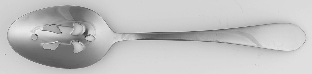 Bentley (Stainless) Pierced Tablespoon (Serving Spoon) by Wallace Silver-1