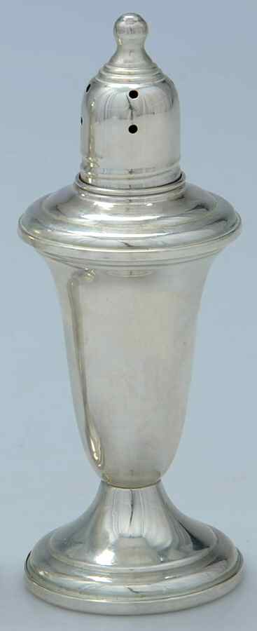 529 (Sterling, Hollowware) Weighted Salt Shaker by Woodward & Lothrop-1