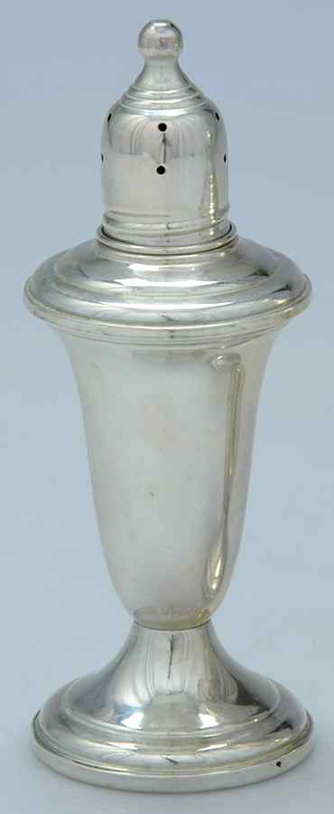 529 (Sterling, Hollowware) Weighted Pepper Shaker by Woodward & Lothrop-1