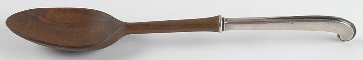 WTS40 (Sterling) Salad Serving Spoon with Wooden Bowl by Watson-1