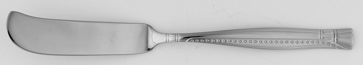 Rivets-Glossy (Stainless) Flat Handle Master Butter Knife by WMF Flatware-1