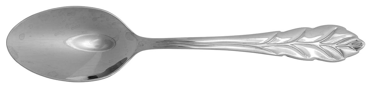 Leaf (Stainless) Place/Oval Soup Spoon by Wallace Silver-1
