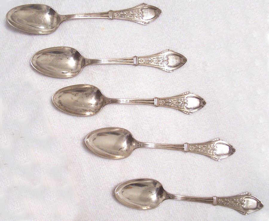 WFS6 (Sterling) Teaspoon by William Faber-1