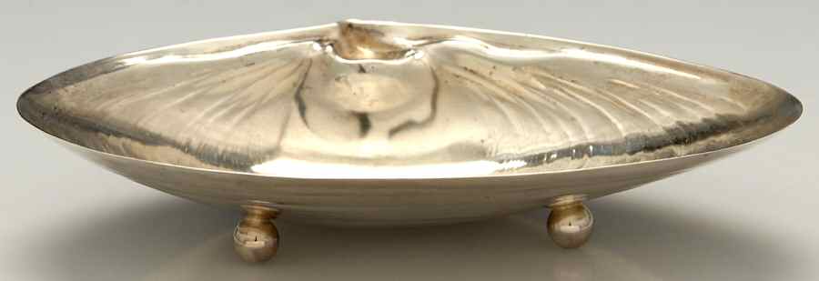 393 (Sterling, Hollowware) Sterling Bon Bon Shell Bowl by Wallace Silver-1