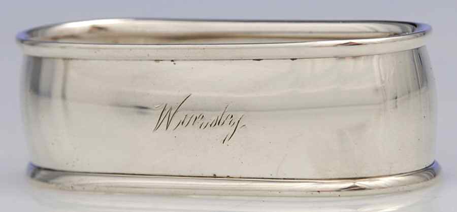 102 (Sterling, Hollowware) Napkin Ring by Watrous-1
