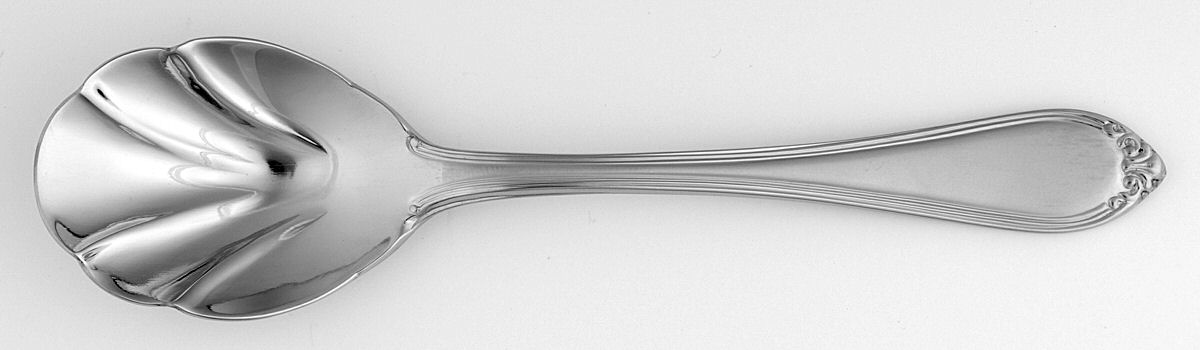 Espirit Frost (Stainless) Sugar Shell Spoon by Wallace Silver-1