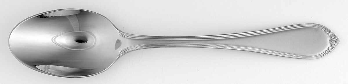 Espirit Frost (Stainless) Place/Oval Soup Spoon by Wallace Silver-1