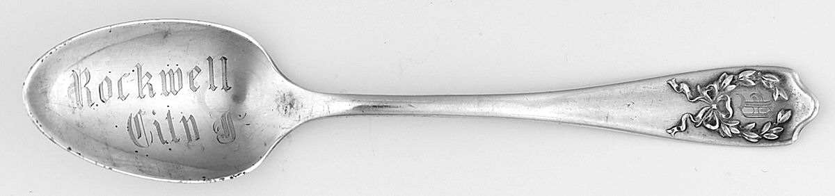 WAS186 (Sterling) Souvenir Spoon (Teaspoon) by Wallace Silver-1