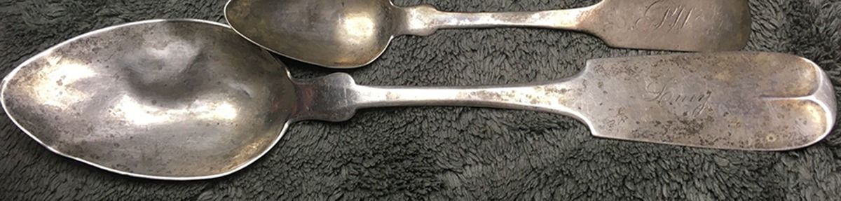 WHS41 (Coin) Tablespoon (Serving Spoon) by Wood & Hughes-1