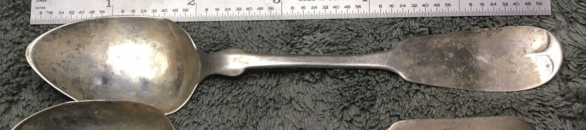 WHS41 (Coin) Dessert/Oval Soup Spoon by Wood & Hughes-1