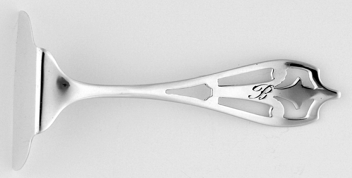 WED25 (Sterling) Food Pusher Solid by Weidlich Silver-1
