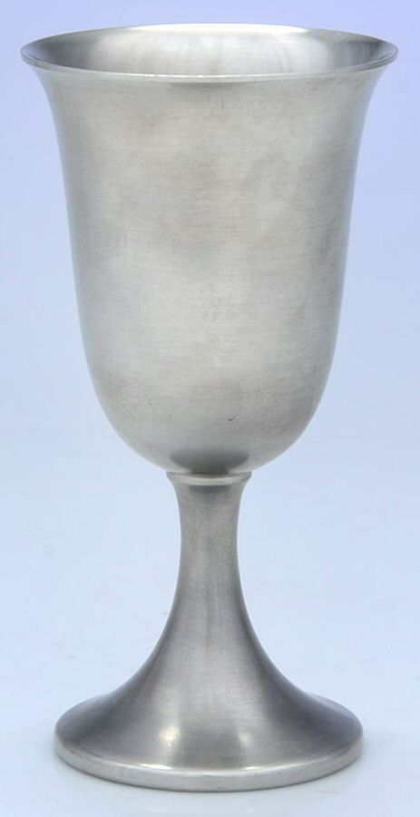 1153 (Pewter, Hollowware) Water Goblet by Web Silver-1