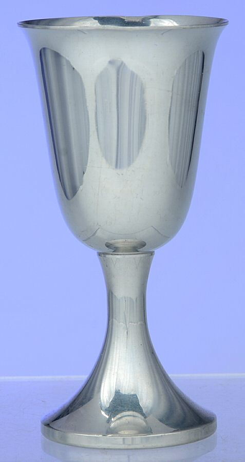 1151 (Pewter, Hollowware) Wine Goblet by Web Silver-1