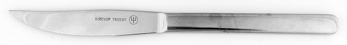 WUS3 (Stainless) Individual Solid Handle Steak Knife by Wusthof-Dreizack-1