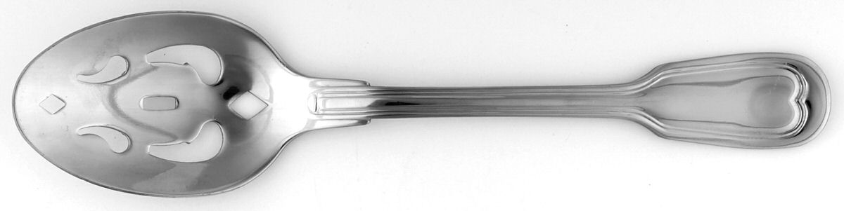 Waterbury (Stainless) Pierced Tablespoon (Serving Spoon) by Whole Home-1