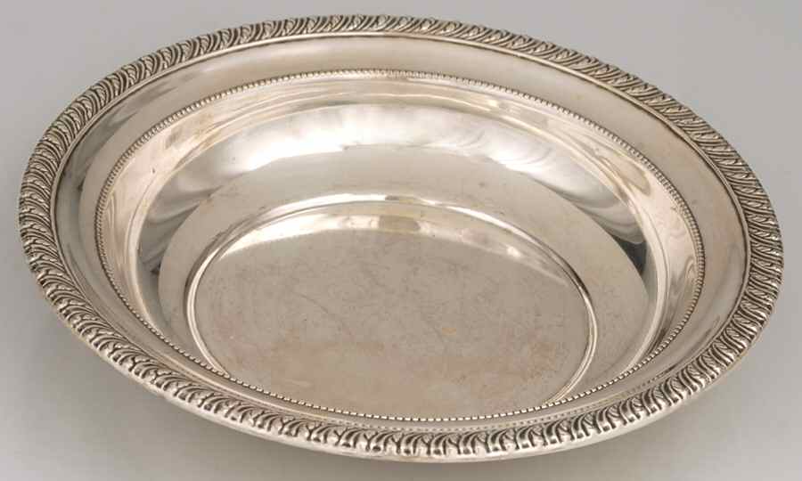 5310 (Sterling, Hollowware) 8" Low Round Vegetable Bowl by Webster Co-1