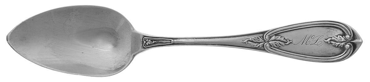 Olive (Coin) Teaspoon by Wood & Hughes-1