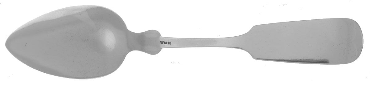 Coin Silver Flatware Teaspoon by Wood & Hughes-2