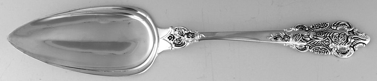 Antique Baroque (Silverplate) Dessert/Pie Server, Solid Piece by Wallace Silver-1