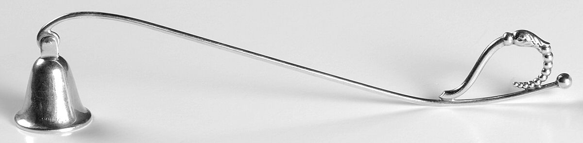 WSC57 (Sterling) Candle Snuffer with Sterling Implement by Webster Co-1