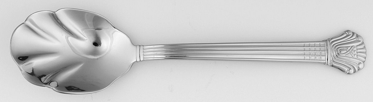 Charlemagne (Stainless) Sugar Shell Spoon by Wallace Silver-1
