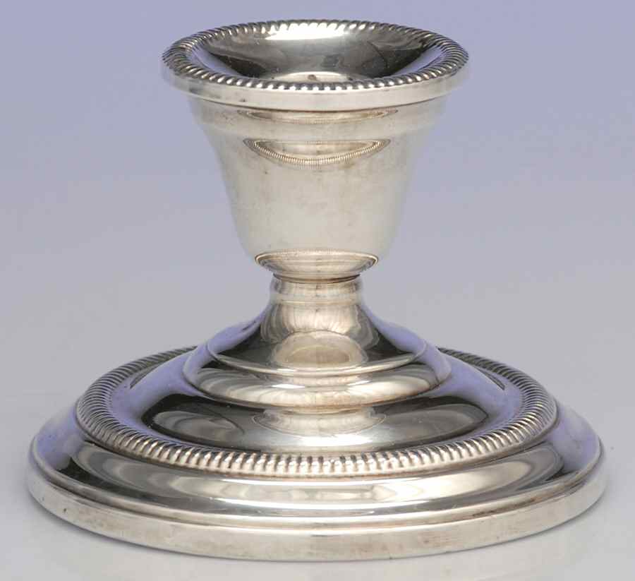 2 (Sterling, Hollowware) 3" Console Candleholder by Watrous-1